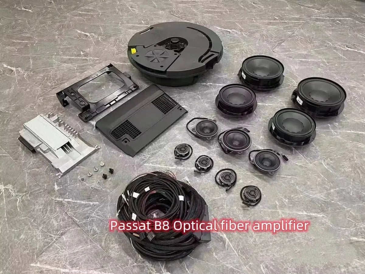 VW Passat B8 / B8.5 Whole Set Harmon Kardon (4 Tweeter/4 Woofer/1 Subwoofer/1 Amplifier) With Cable In stock with Supplier 7 to 14 days