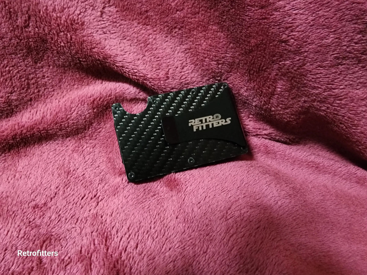 Carbon Fiber Card Holder Mini Slim Wallet Retrofitters RSA