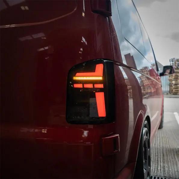 VW Transporter T6 – Rear Lights – Sequential Indicator – LED – RHD – Tailgate – Red In stock with Supplier 7 to 14 days