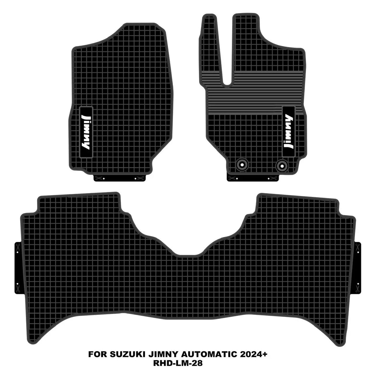 Suzuki Jimny Heavy Duty Rubber mats Retrofitters RSA