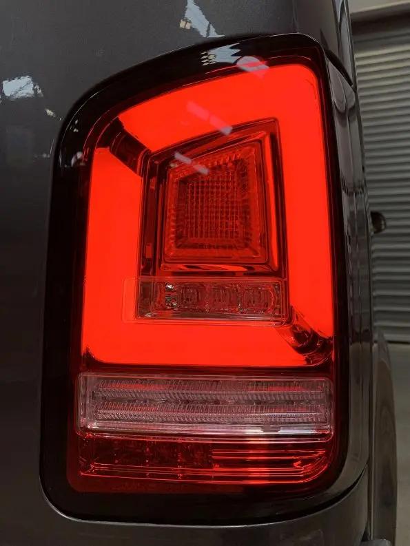 VW Transporter T5 (2003-09) – Rear Lights – Sequential Indicator – LED – RHD – Red In stock with Supplier 7 to 14 days