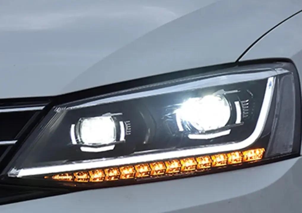 Volkswagen Jetta MK7 2012 to 2018Headlights LED DRL Running lights Bi-Xenon Beam In stock with Supplier 7 to 14 days