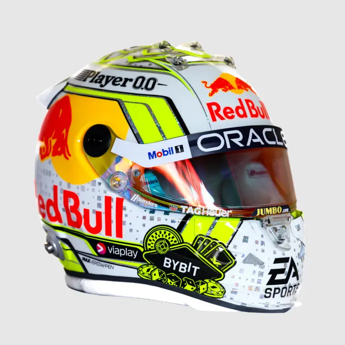 1:2 Helmet Las Vegas 2023 Max Verstappen In stock with Supplier 7 to 14 days