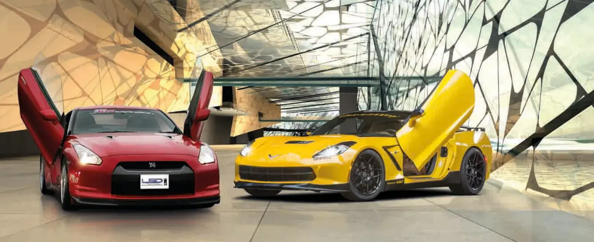 Lambo Style doors for 97 Car models In stock with Supplier 7 to 14 days