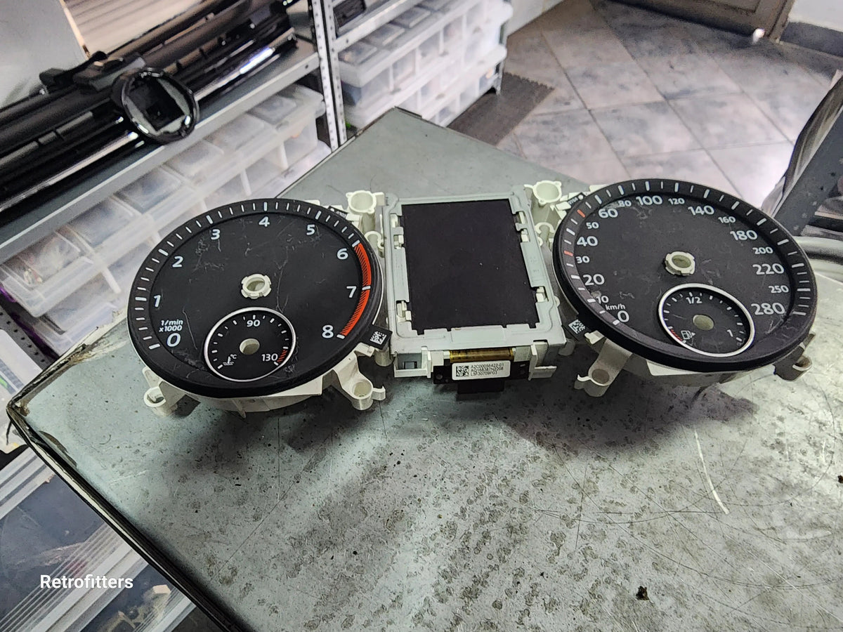 Pre loved (used) Golf mk6 gti Cluster face Retrofitters RSA