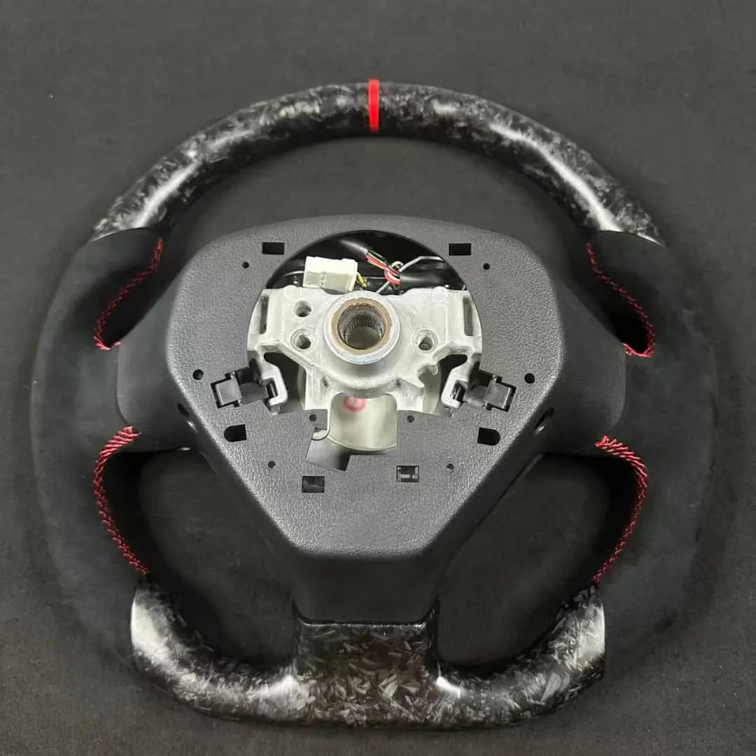 Carbon Fiber Steering Wheel Subaru (Airbag cover excl ) Made on order 6 to 8 weeks