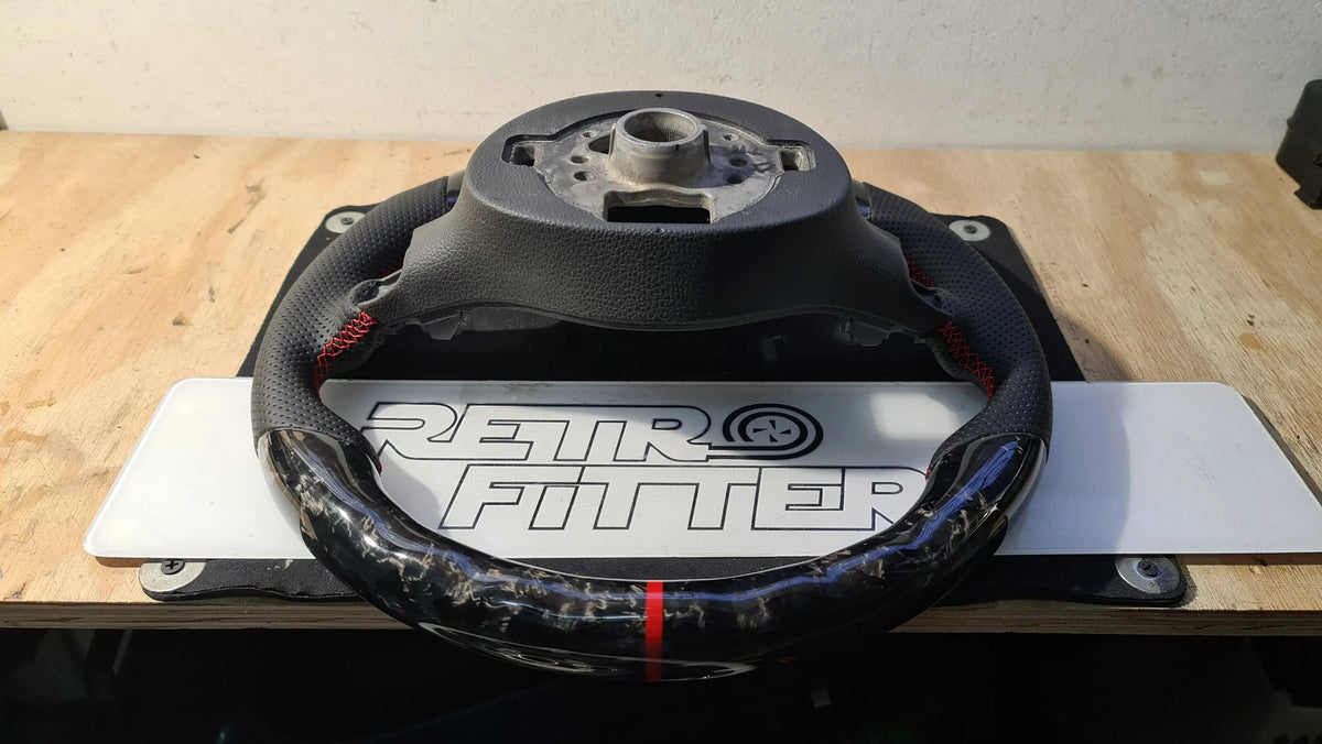 Carbon Fiber Steering Wheel Volkswagen mk6 Gti / R / Scirocco / Polo (Airbag cover excl ) Made on order 6 to 8 weeks