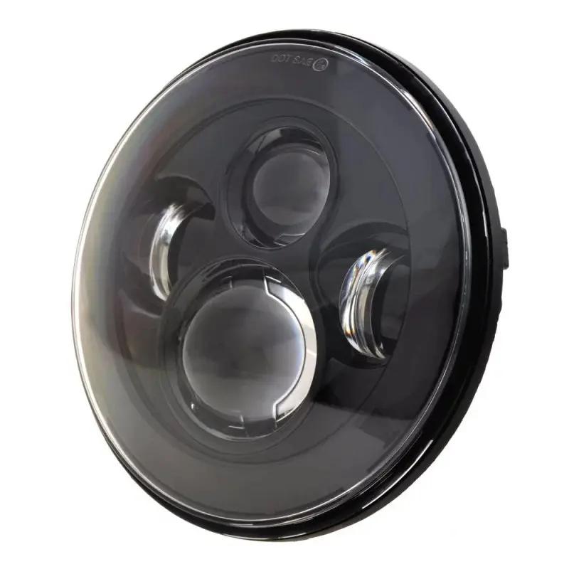7 Inch 60W LED Headlight With DRL Daytime Running Light High Low Beam Amber Turn Signal In stock with Supplier 7 to 14 days