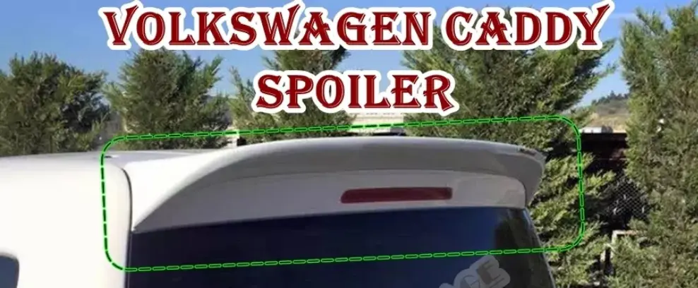 Volkswagen caddy tailgate spoiler In stock with Supplier 7 to 14 days