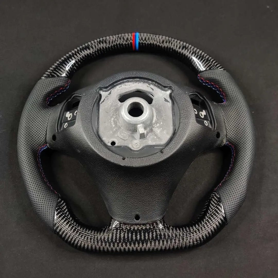 Carbon Fiber Steering Wheel Bmw E90 /E92 (Airbag cover excl ) Made on order 6 to 8 weeks