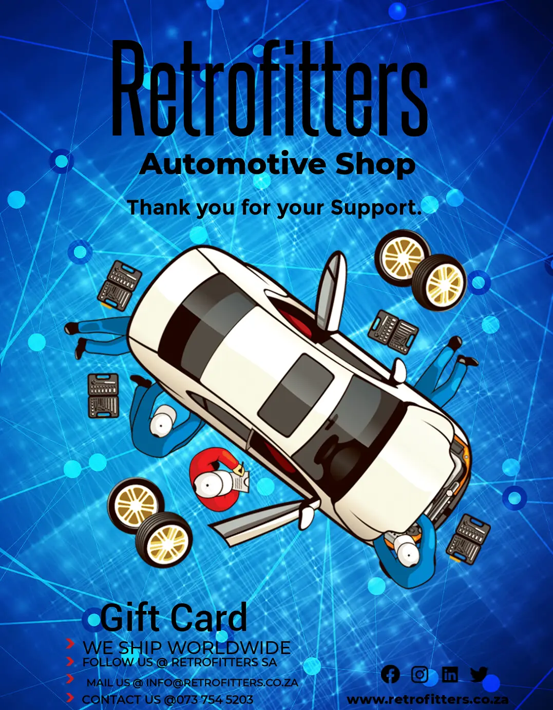 Retrofitters Gift Card Retrofitters RSA