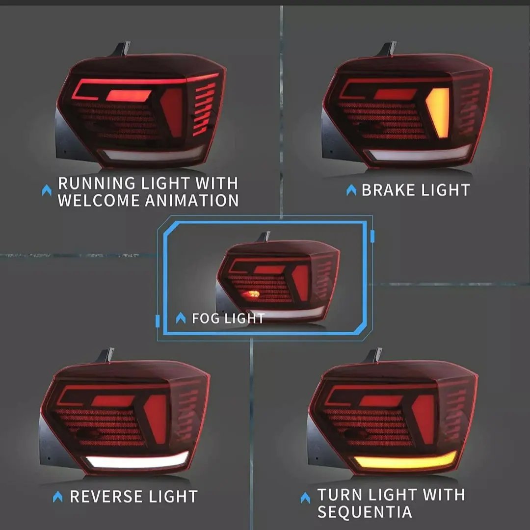 Volkswagen Polo aw1 mk6 Non Oem Tail light upgarde In stock with Supplier 7 to 14 days