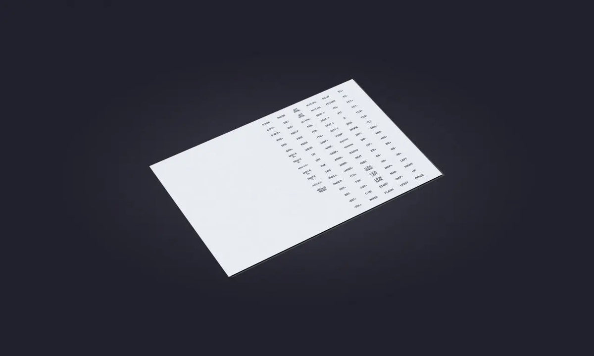 Fanatec button-caps-and-sticker-set In stock with Supplier 7 to 14 days
