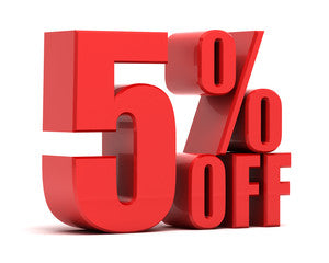 5% off sale