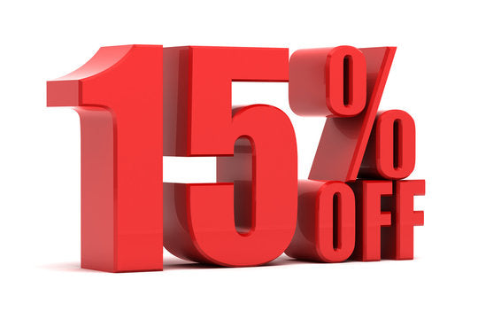 15% off sale