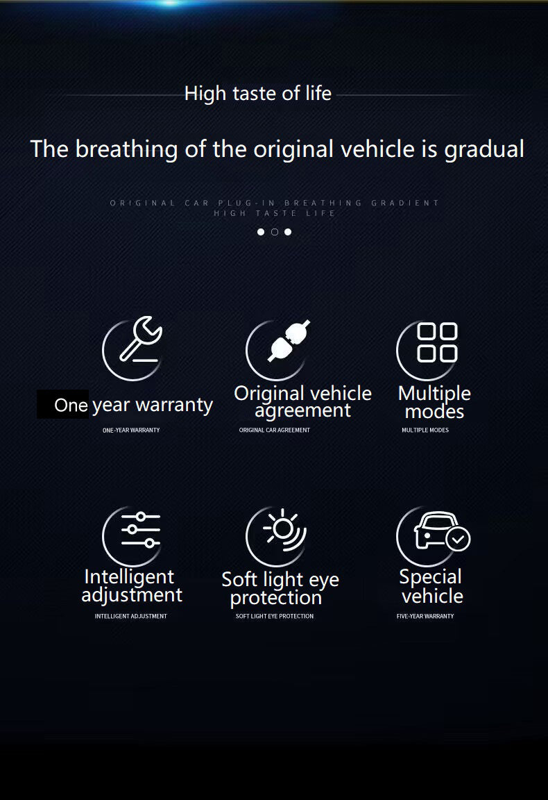 Volkswagen Golf mk7/7.5 2015 to 2021 ambient lighting kit