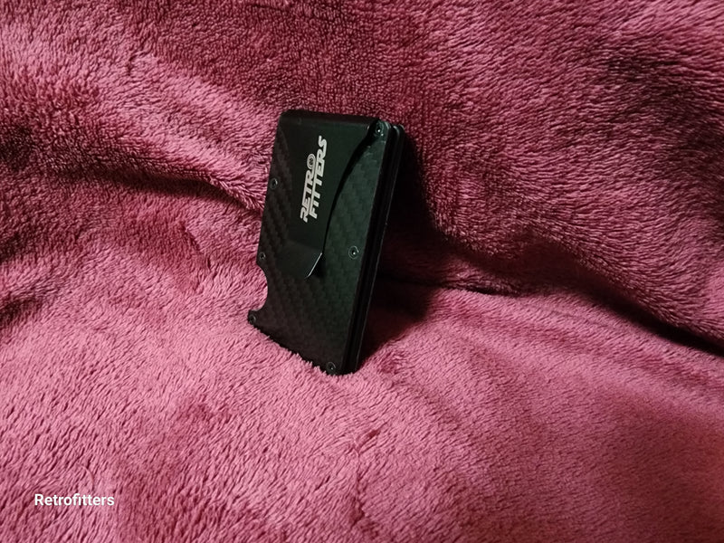 Carbon Fiber Card Holder Mini Slim Wallet Men