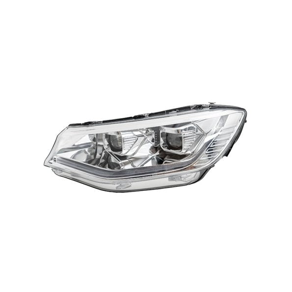 VW Caddy (2021-Current) – Headlights – With Sequential Indicators – LED DRL – RHD – Chrome