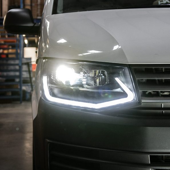 VW Transporter T6 – Headlights – V3 – LED DRL – RHD – Limited Edition – All Black