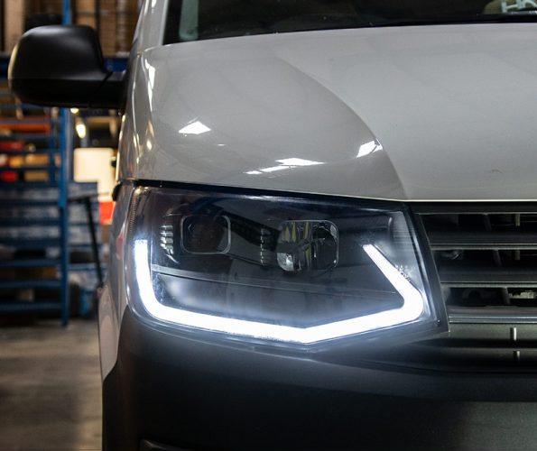 VW Transporter T6 – Headlights – V3 – LED DRL – RHD – Limited Edition – All Black