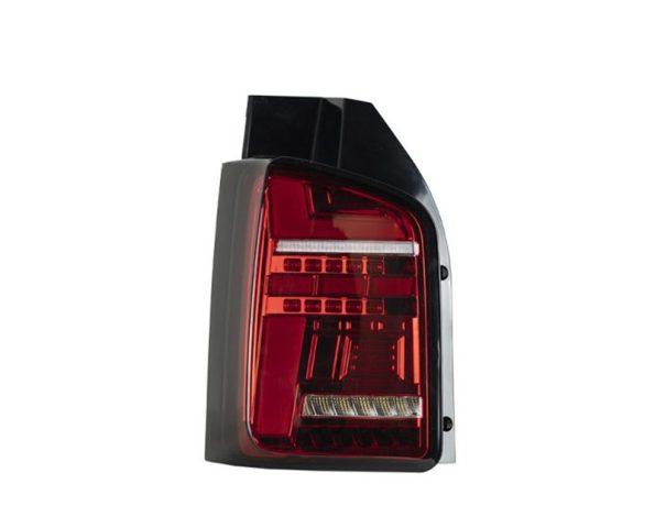 VW Transporter T5.1 (2010-15) – Rear Lights – Sequential Indicator – LED – RHD – Red (T6.1 Style)