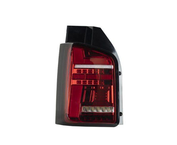 VW Transporter T6 – Rear Lights – Sequential Indicator – LED – RHD – Barn Door – Red (T6.1 Style)