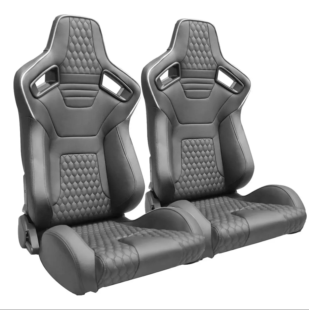 Reclinable racing Seats and rails