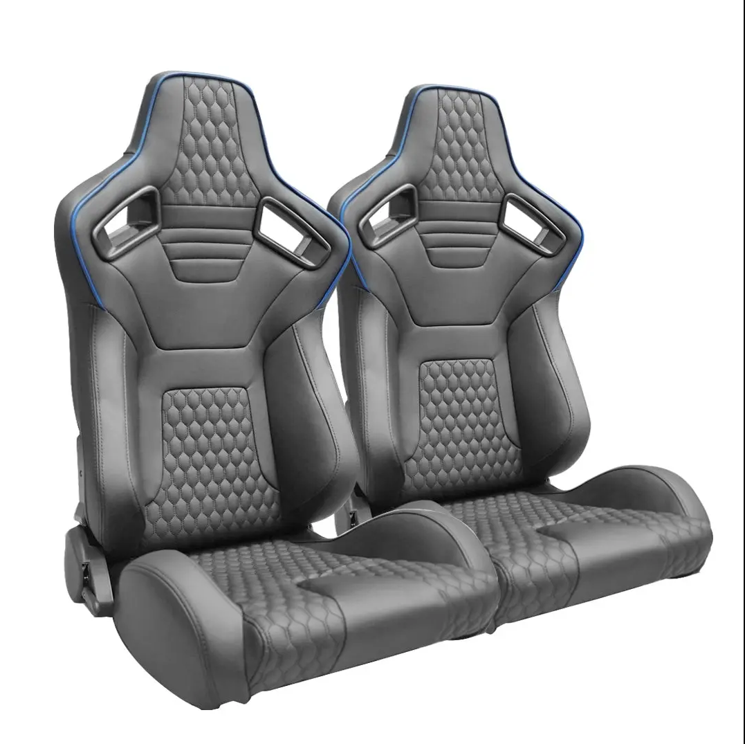 Reclinable racing Seats and rails