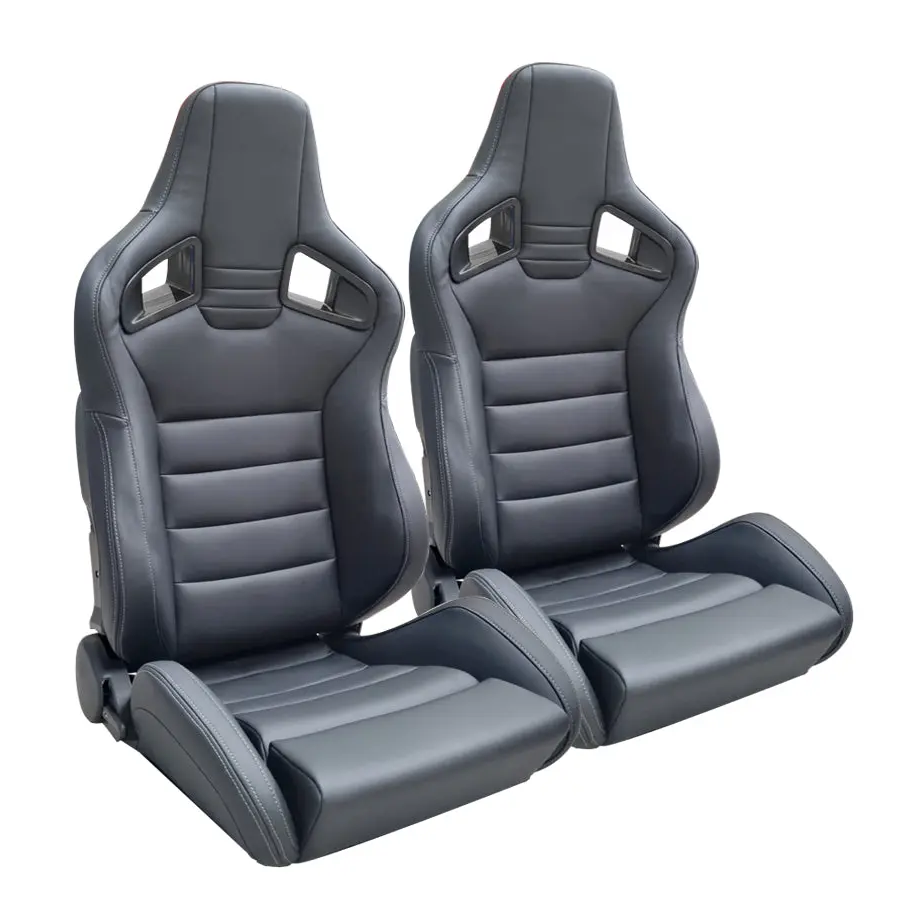 Reclinable racing Seats and rails