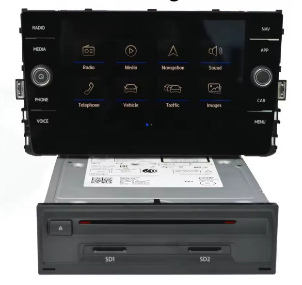 Brand new original navigation radio , suitable for VW Passat B8, Golf mk7, Tiguan mk2, Arteon