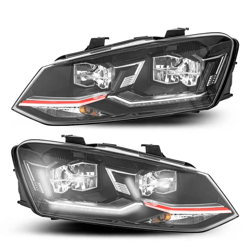 Volkswagen Polo 6R 6c headlights