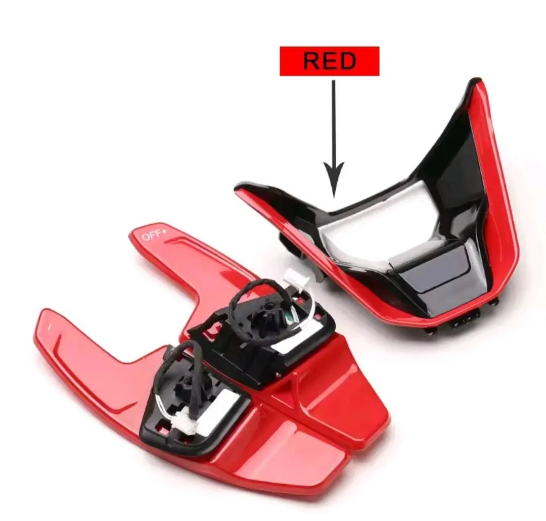 VW R-Line/GTI Steering Wheel Paddle Shifters
Golf 8 MK8/Passat B8/Touareg Genuine DSG Shift
Paddle Assembly with R Logo Retrofitters