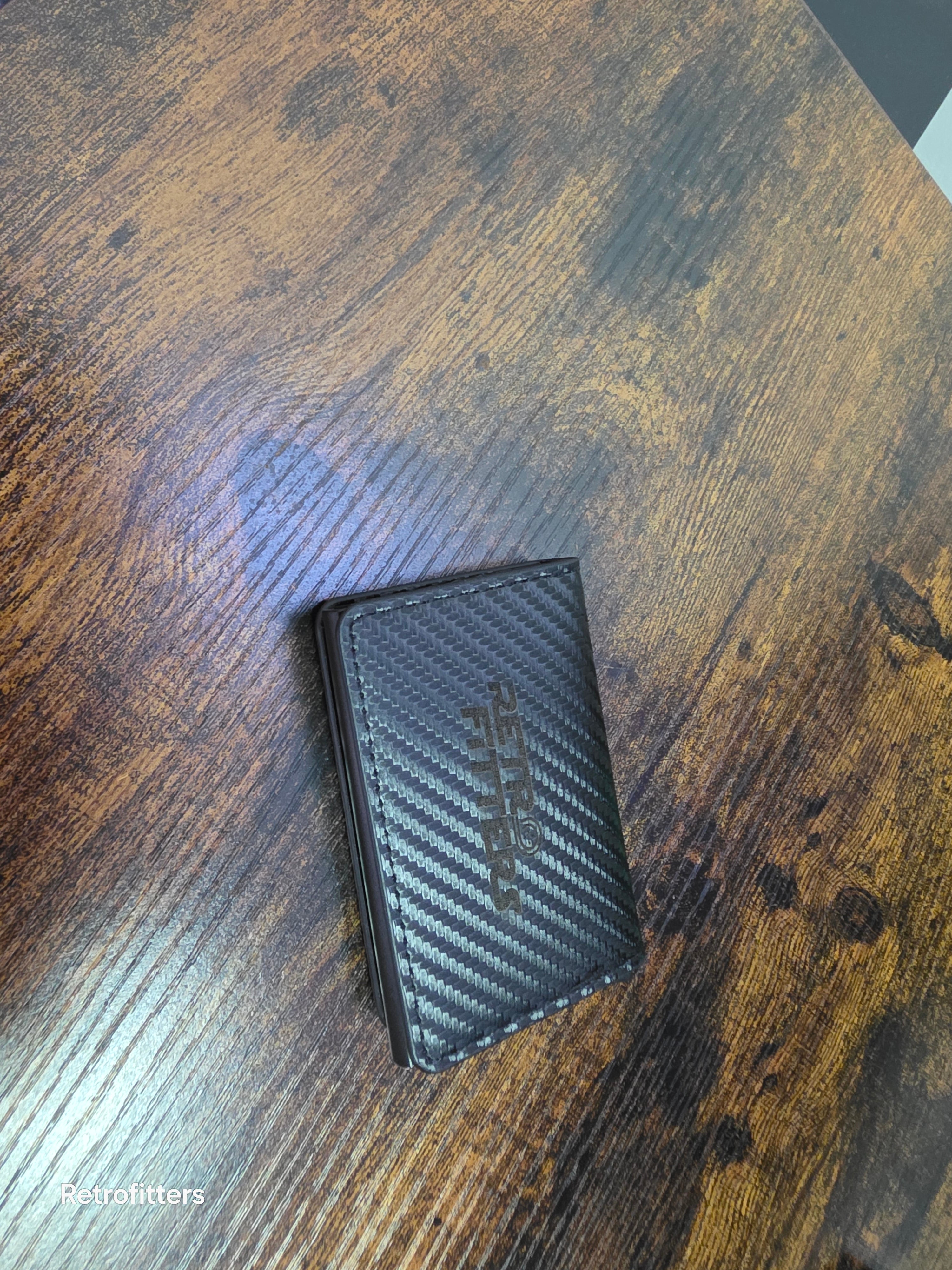 Carbon Fiber Card Holder Mini Slim Wallet