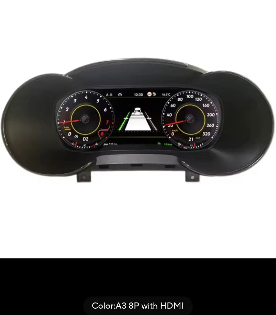Virtual cluster for Audi a3(8v) A4 S4 Rs4 A5 S5 Rs5  A5 Q5 SQ5 TT 2008 t0 2018 In stock with Supplier 7 to 14 days