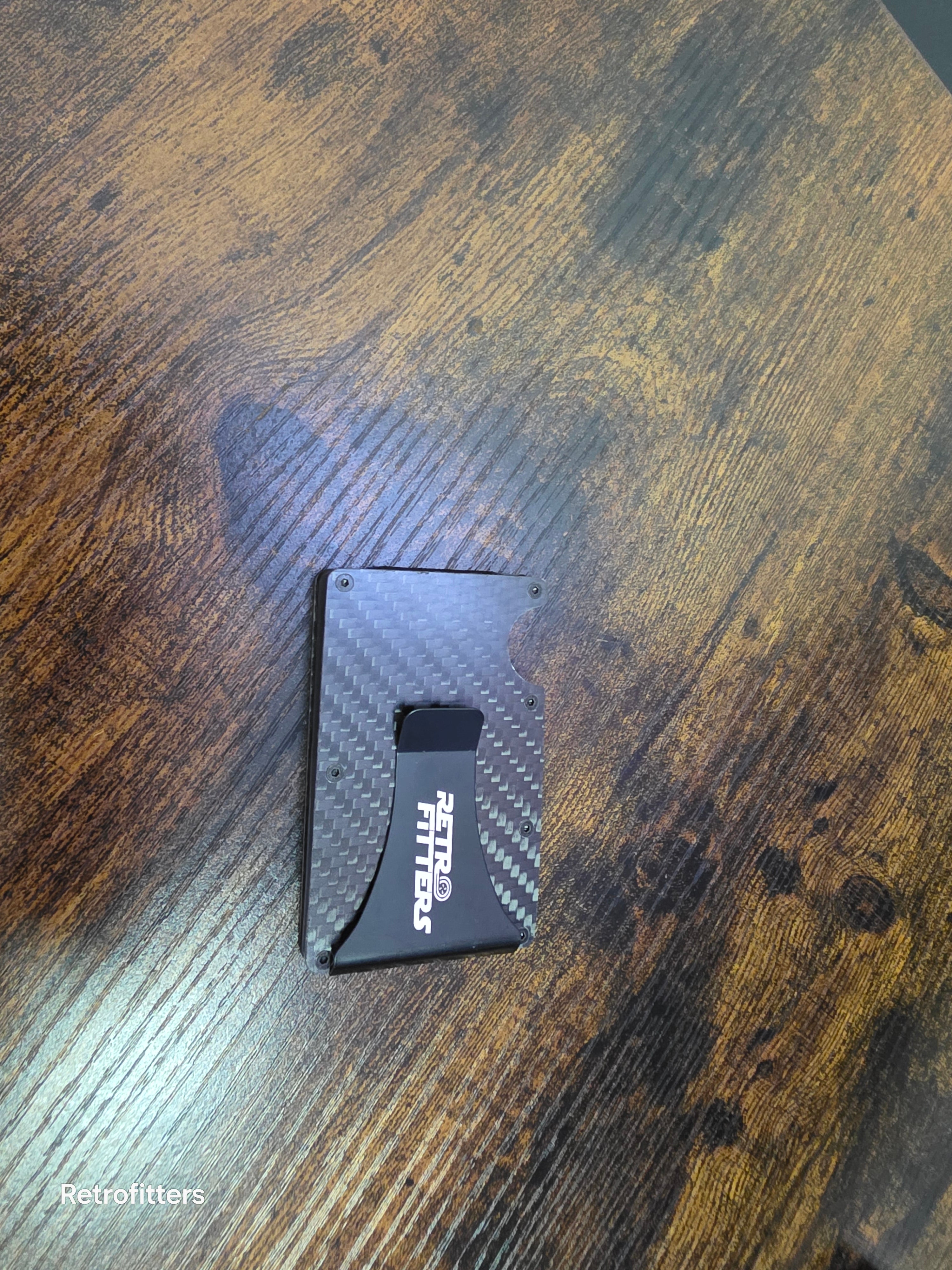 Carbon Fiber Card Holder Mini Slim Wallet