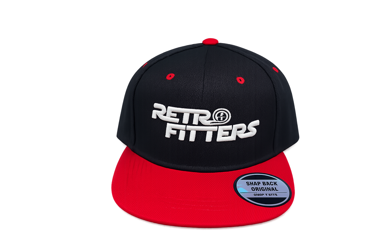 Retrofitters snapback flatpeak caps