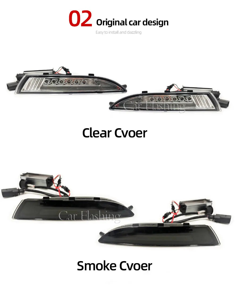 Volkswagen Scirocco R  Car Flashing 2Pcs LED Daytime Running Light In stock with Supplier 7 to 14 days
