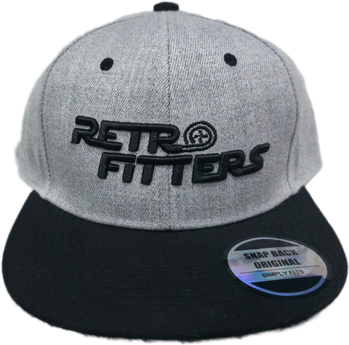 Retrofitters snapback flatpeak caps