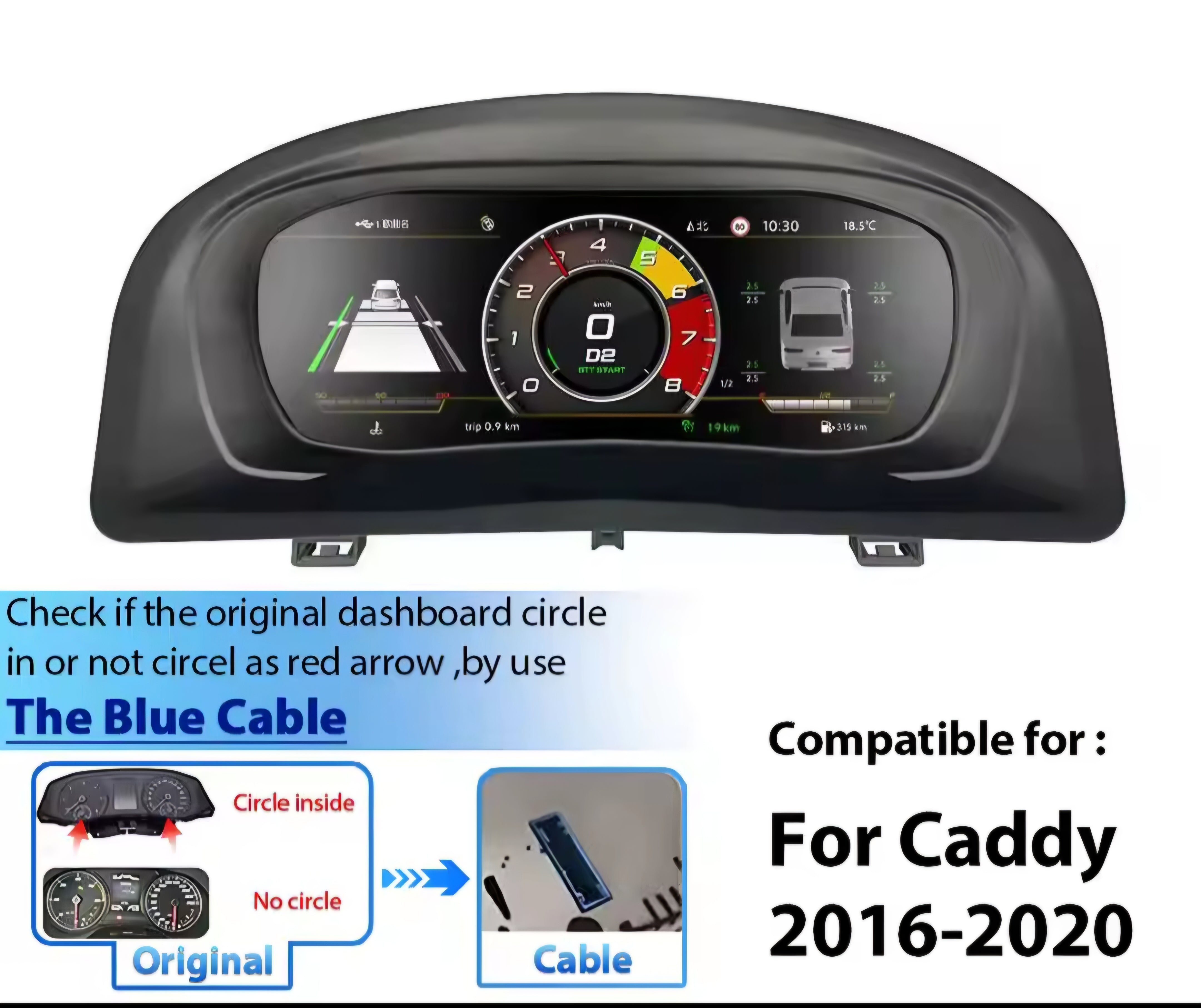 Virtual cluster for  Volkswagen