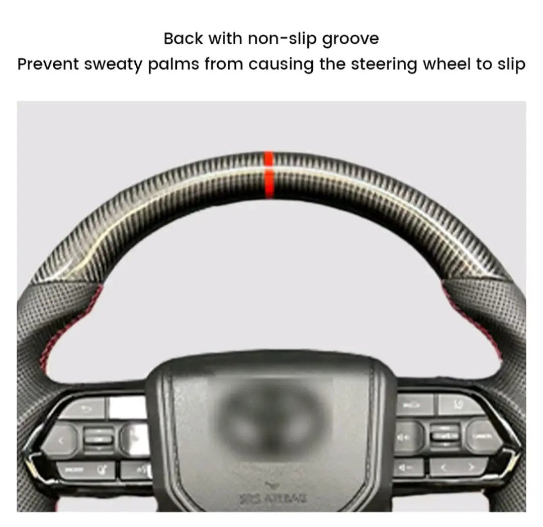 Carbon fiber steering Toyota Hilux and Cruizer complete wheel Made on order 6 to 8 weeks