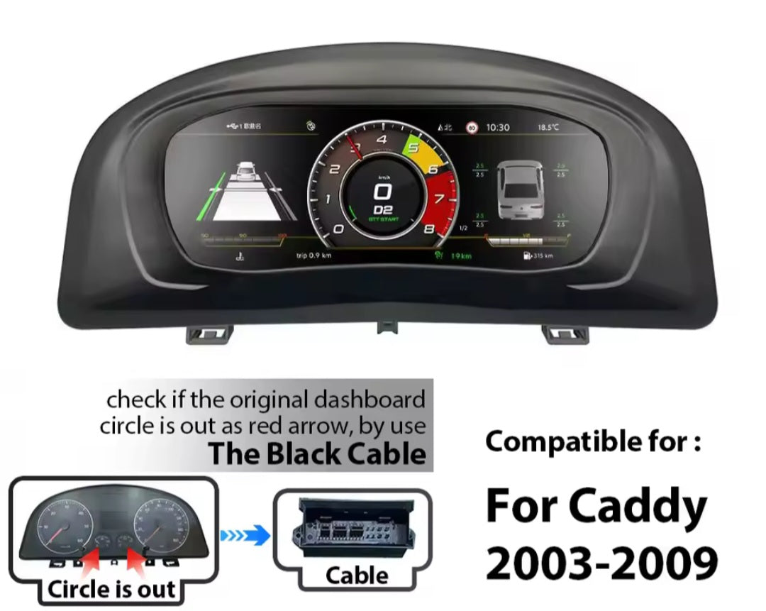 Virtual cluster for  Volkswagen