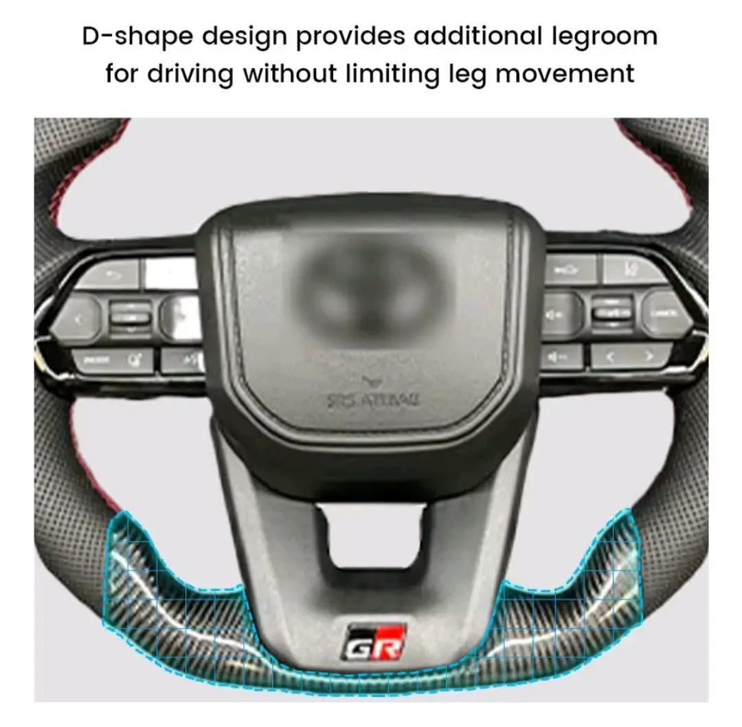 Carbon fiber steering Toyota Hilux and Cruizer complete wheel Made on order 6 to 8 weeks