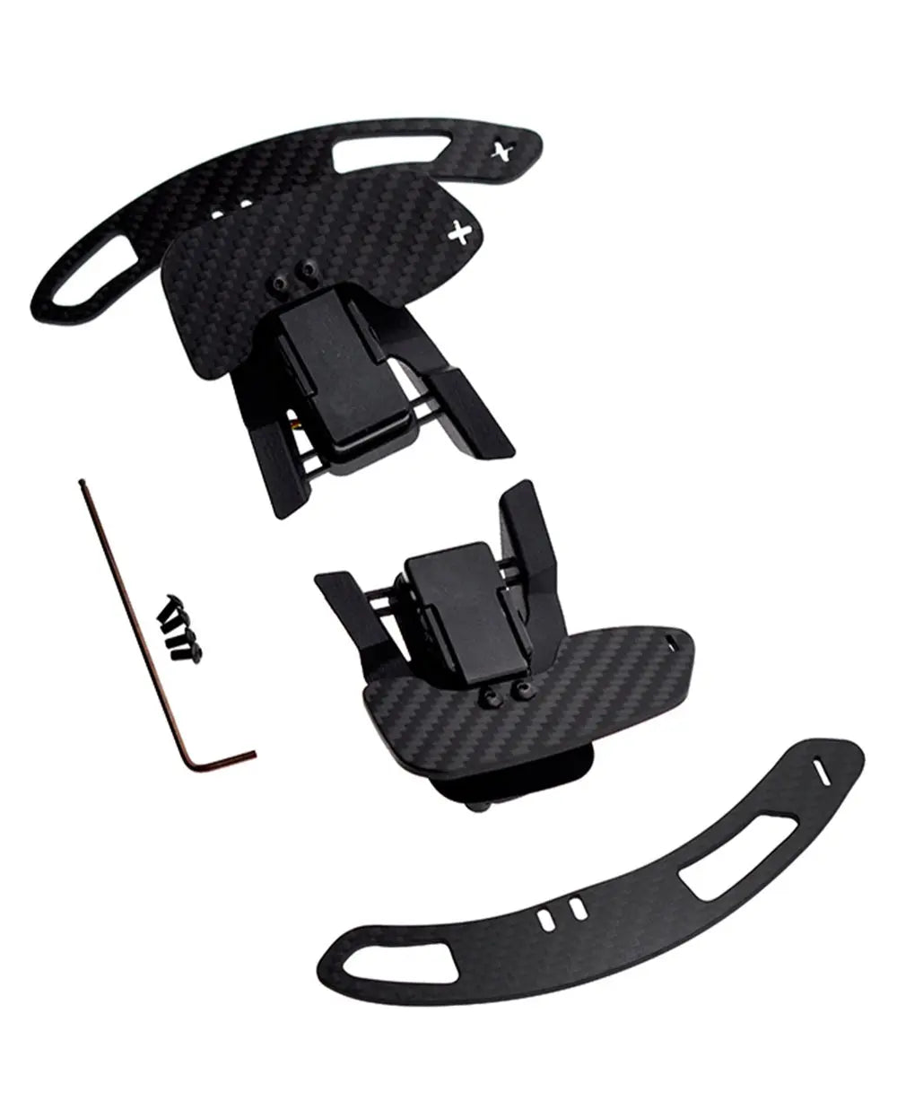 Steering wheel shift paddles suitable for Golf 7, 7.5, 8, R,
GTI, MK7, MK8, using magnetic attraction technology Retrofitters