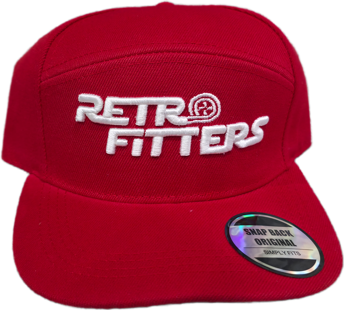 Retrofitters snapback flatpeak caps