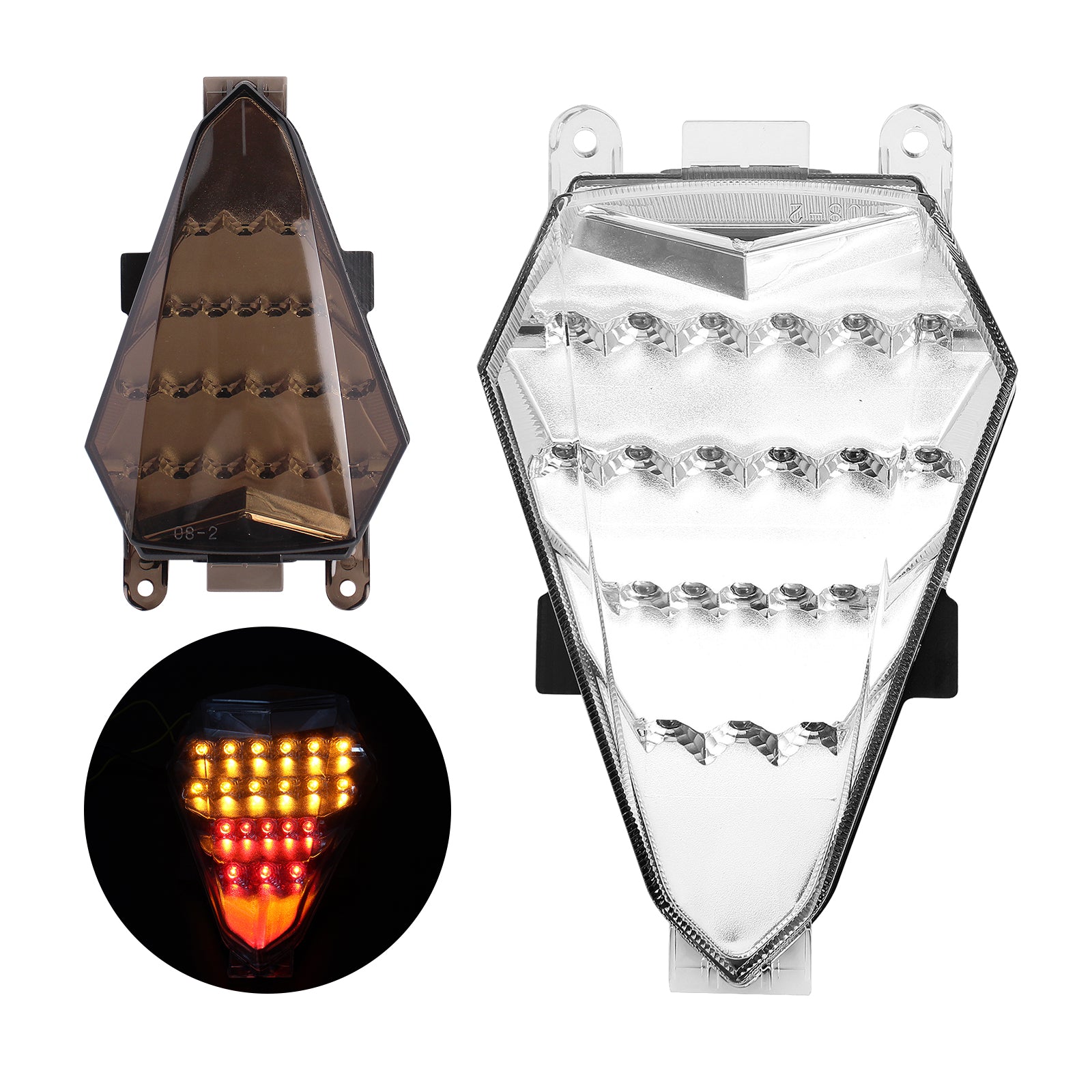 YamahaYZF-R6 YZF R6 LED Tail Light Integrate Turn Signal Indicator 2008-2016