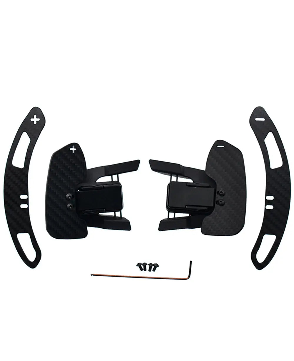 Steering wheel shift paddles suitable for Golf 7, 7.5, 8, R,
GTI, MK7, MK8, using magnetic attraction technology Retrofitters