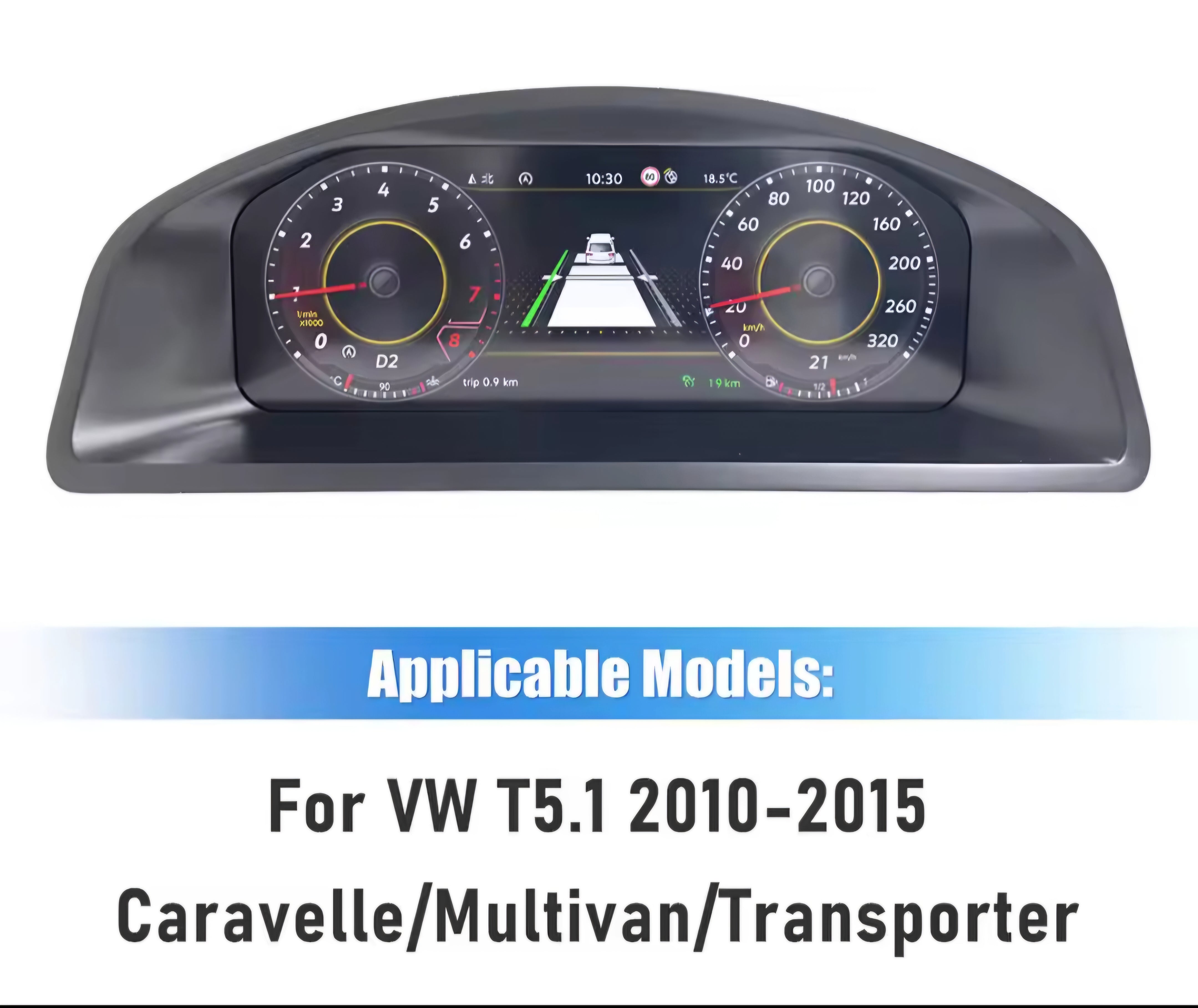 Virtual cluster for  Volkswagen