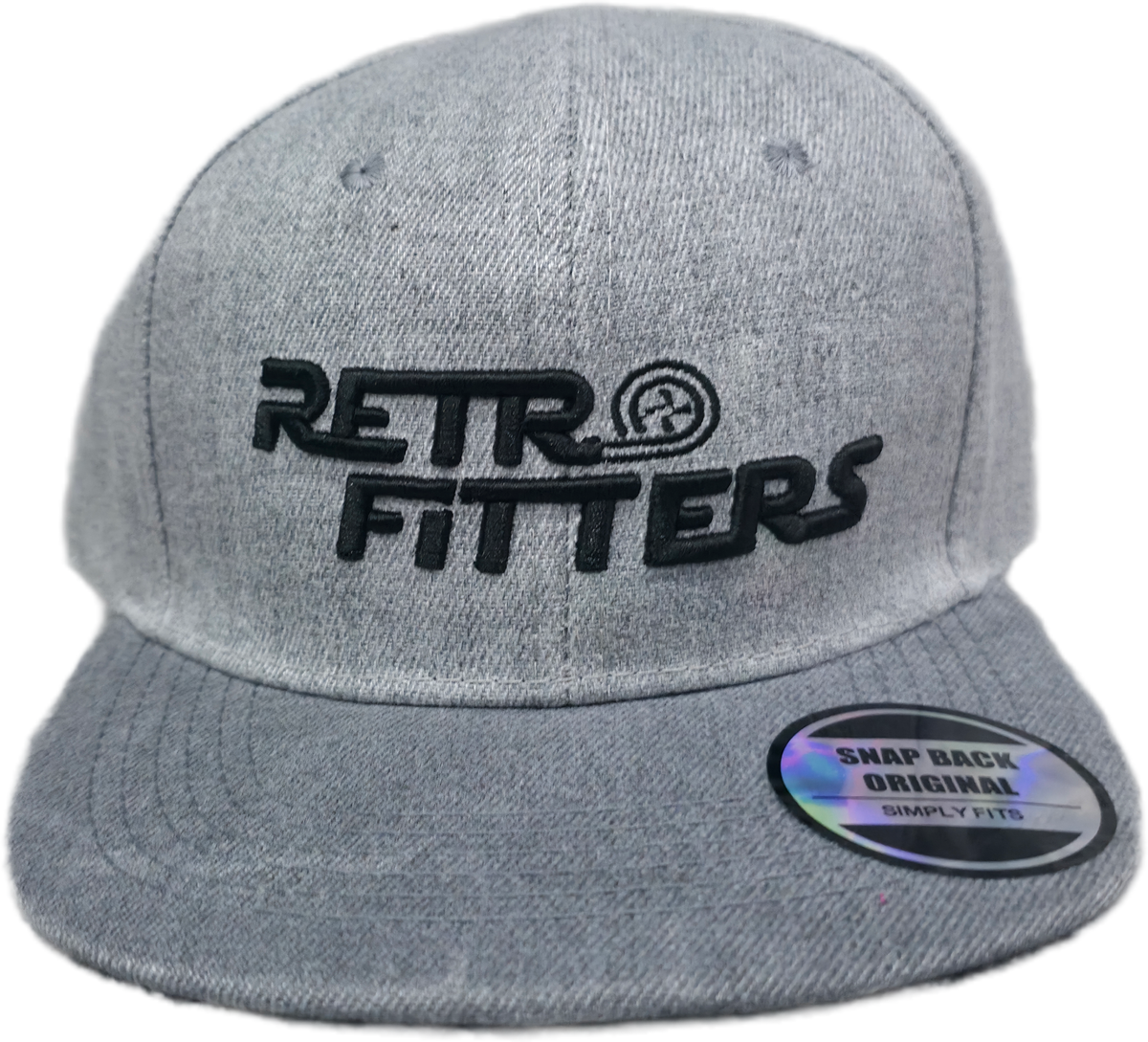 Retrofitters snapback flatpeak caps