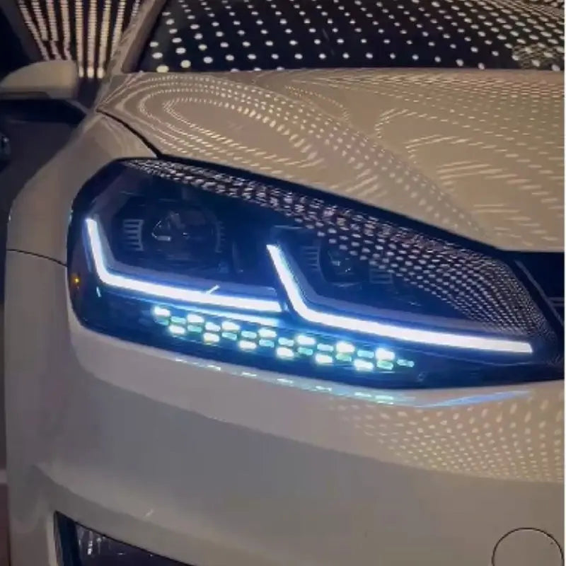 Volkswagen Golf mk7 Headlights Star dynamic style In stock with Supplier 7 to 14 days