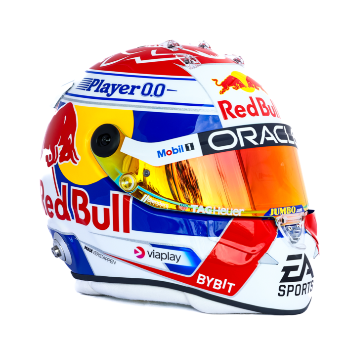 1:2 Retro-helm 2023 Max Verstappen